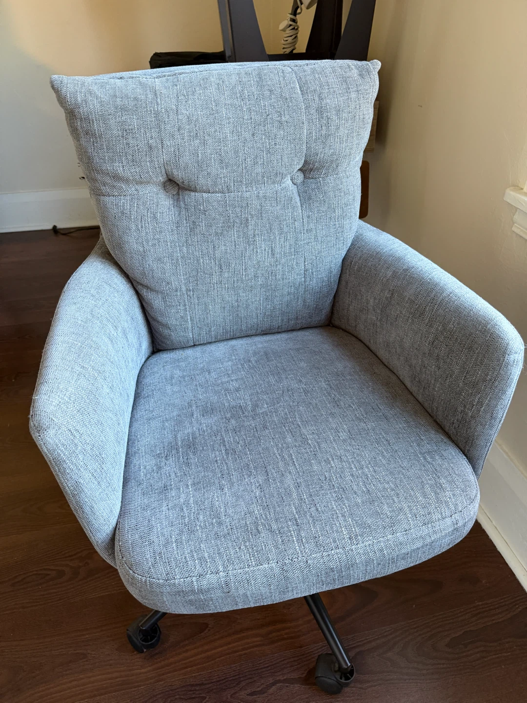 Grey Fabric Office Chair - photo 2