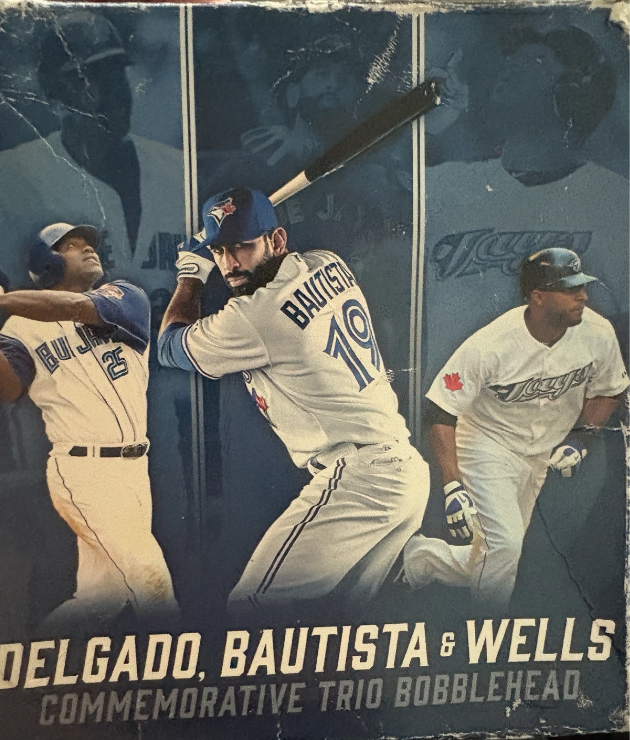 Delgado, Bautista & Wells Triple Bobblehead Set 40th Season