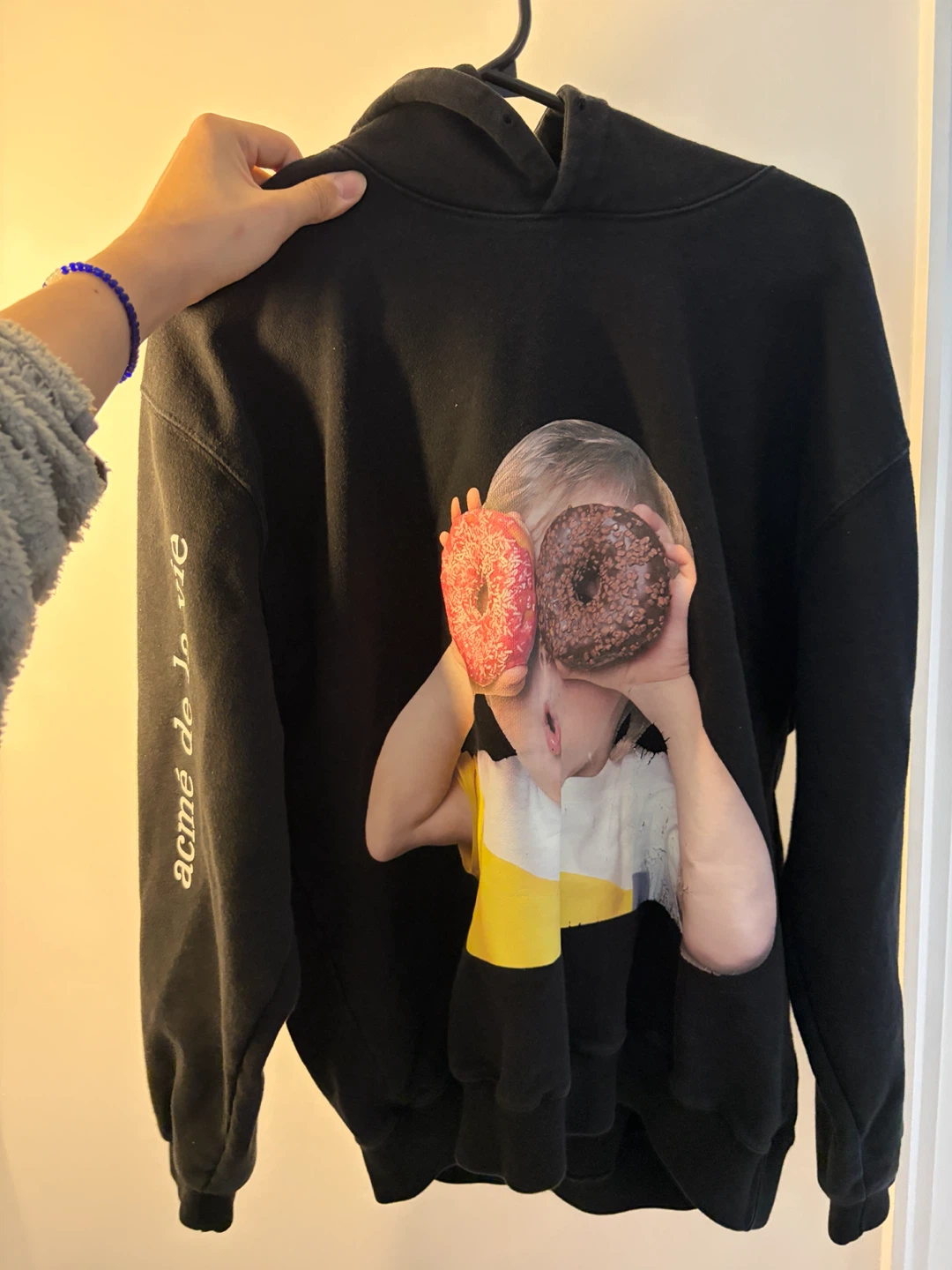 ADLV Baby Face Donut Hoodie - Black - photo 2