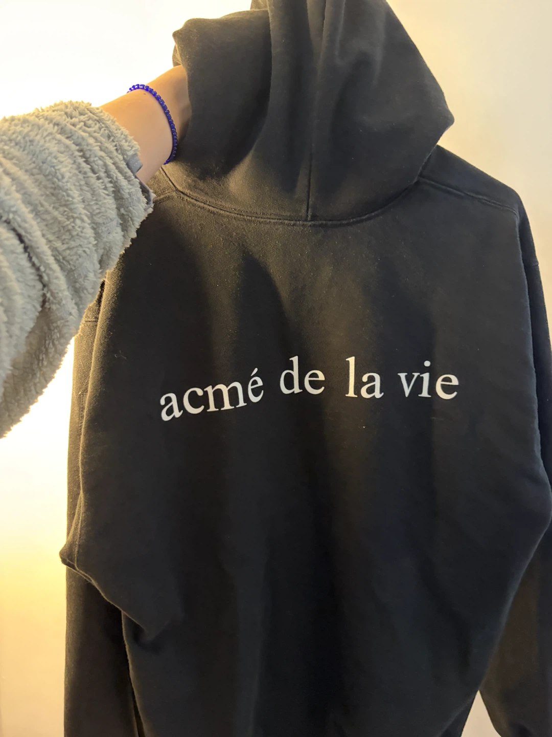 ADLV Baby Face Donut Hoodie - Black - photo 3