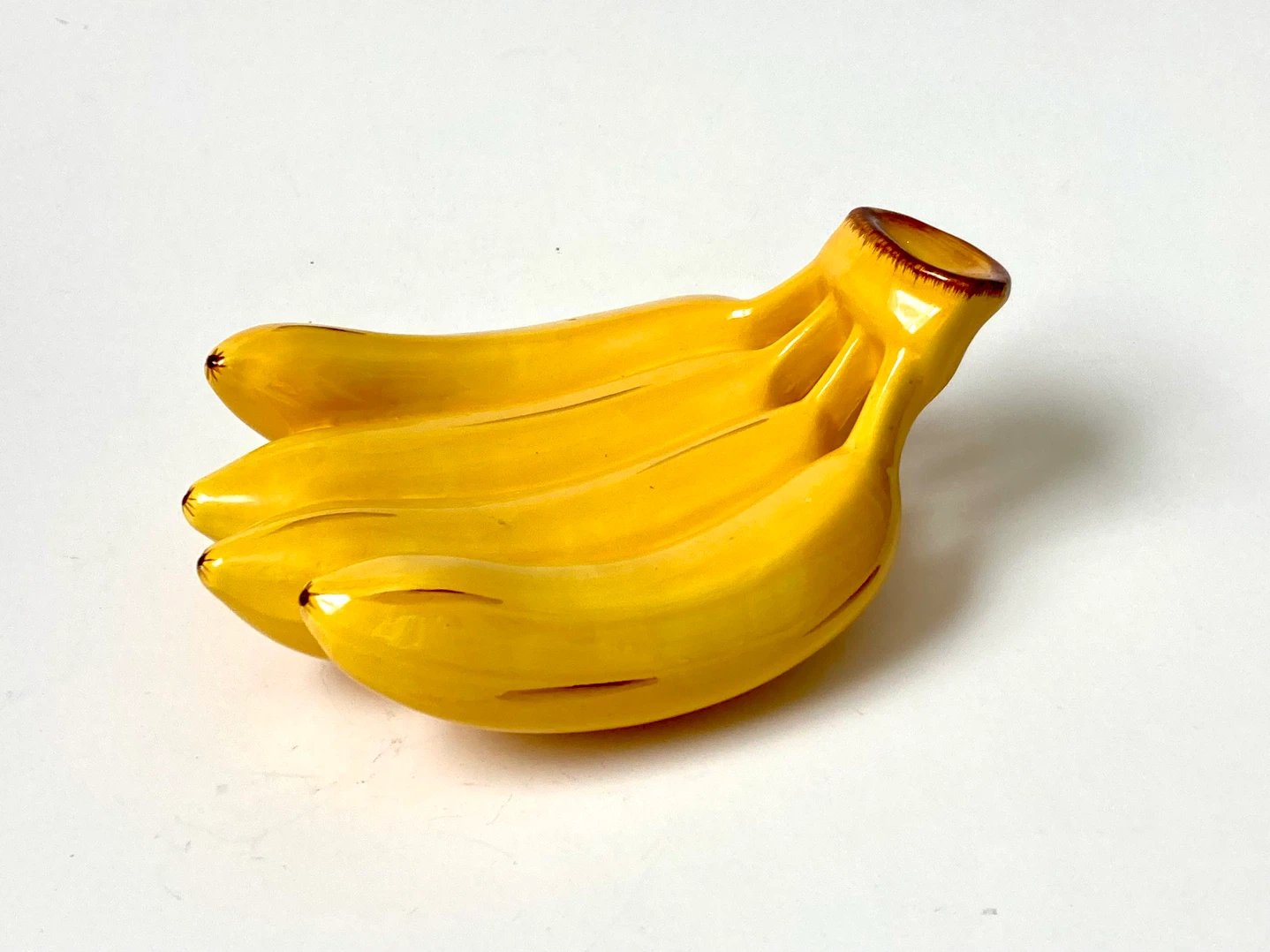 Rare Discontinued Vintage IKEA KUPERAD Ceramic Banana Bowl