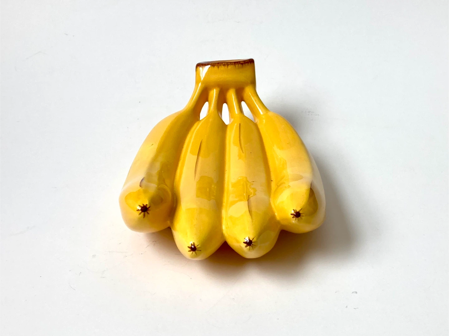 Rare Discontinued Vintage IKEA KUPERAD Ceramic Banana Bowl - photo 4