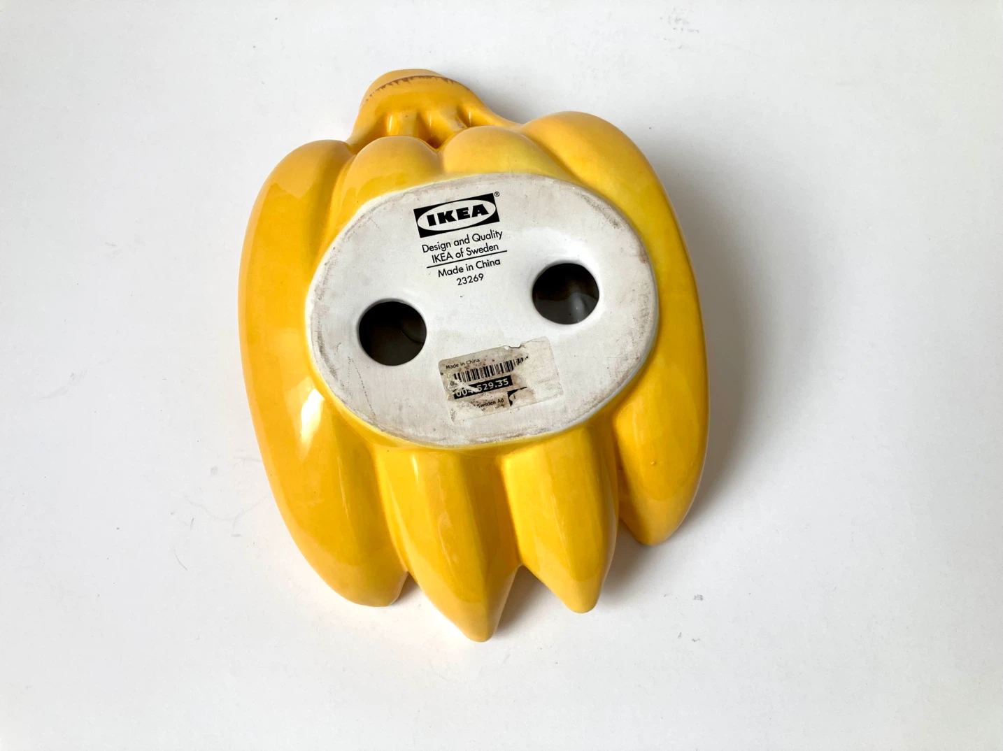 Rare Discontinued Vintage IKEA KUPERAD Ceramic Banana Bowl - photo 5