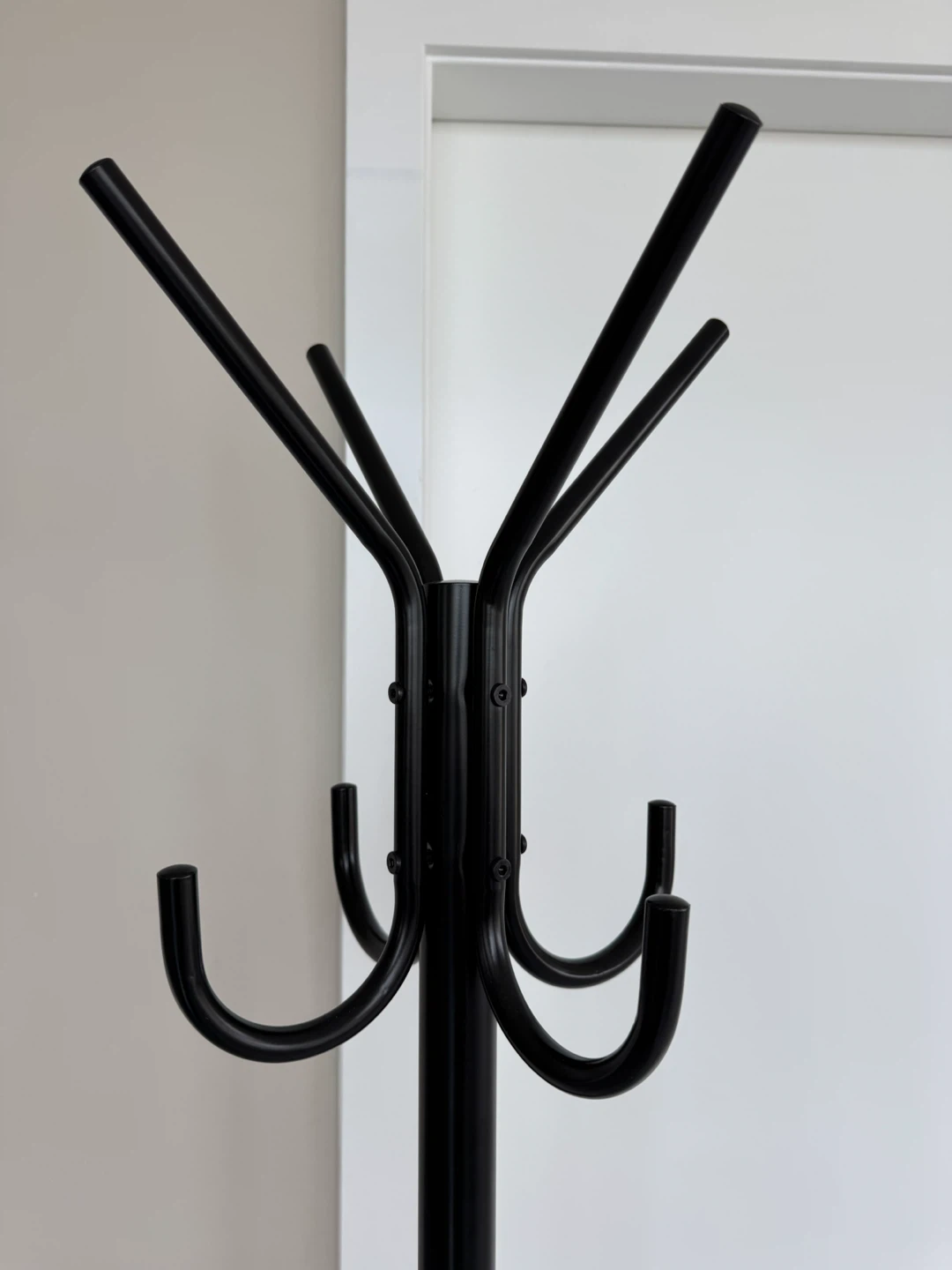 Black Metal Coat Rack - photo 2