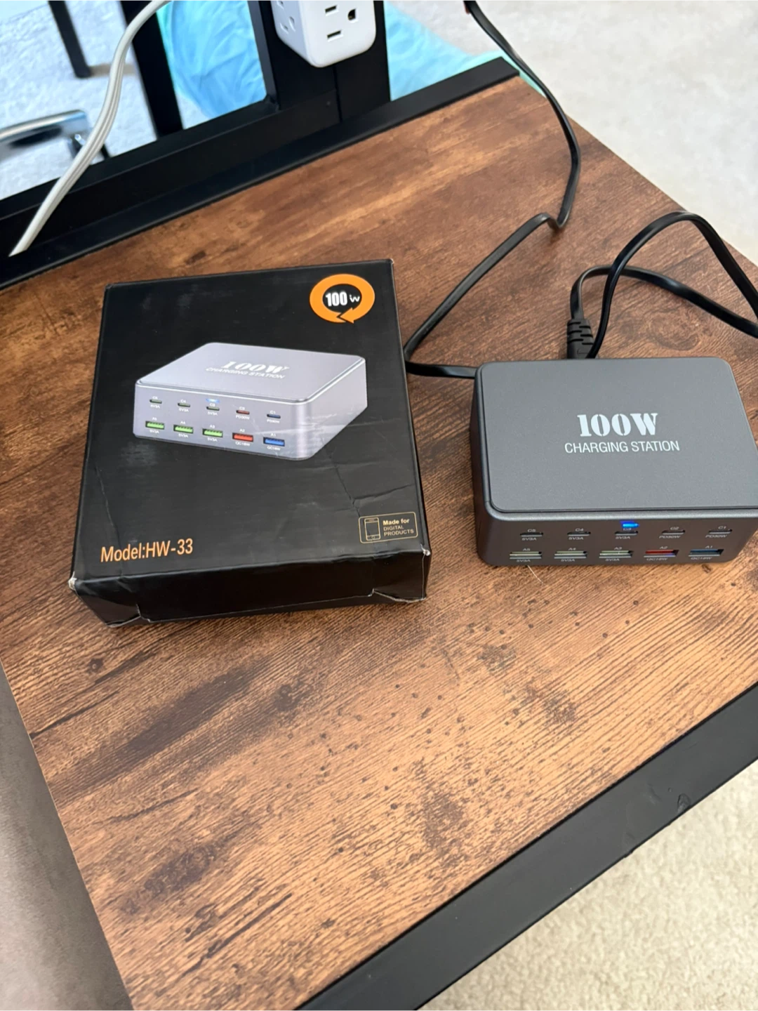 Brand New 100W 10-Port USB Fast Charging Station - photo 2