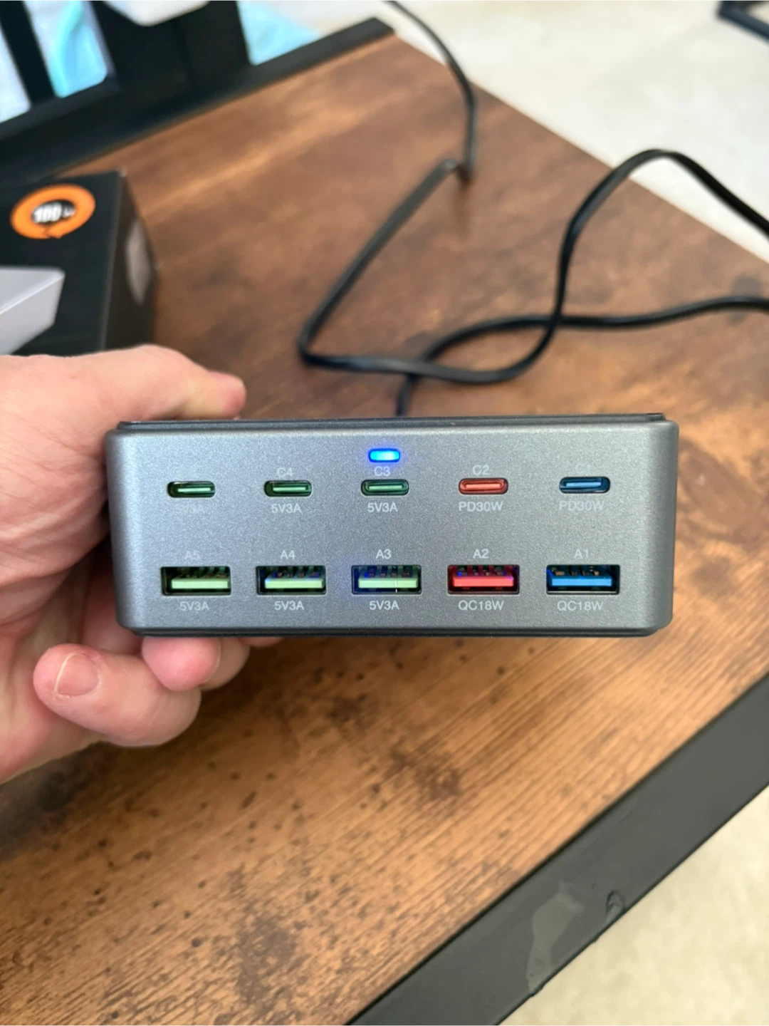 Brand New 100W 10-Port USB Fast Charging Station - photo 4