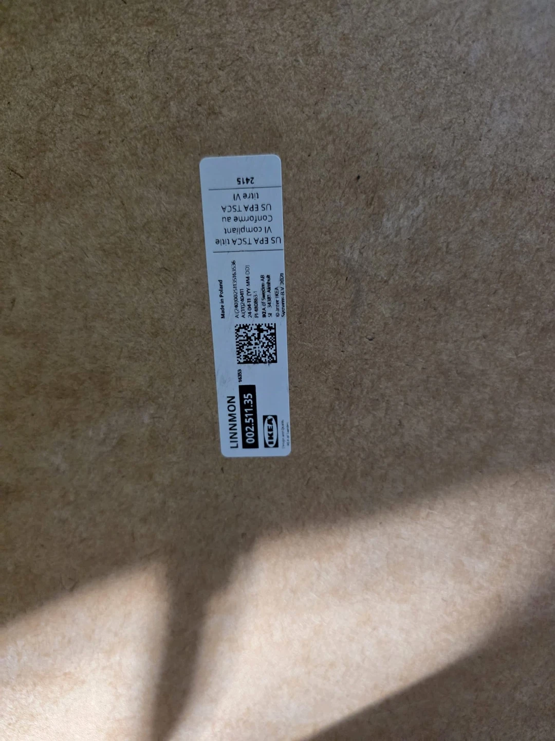 IKEA Linnmon/Adils white table - photo 5