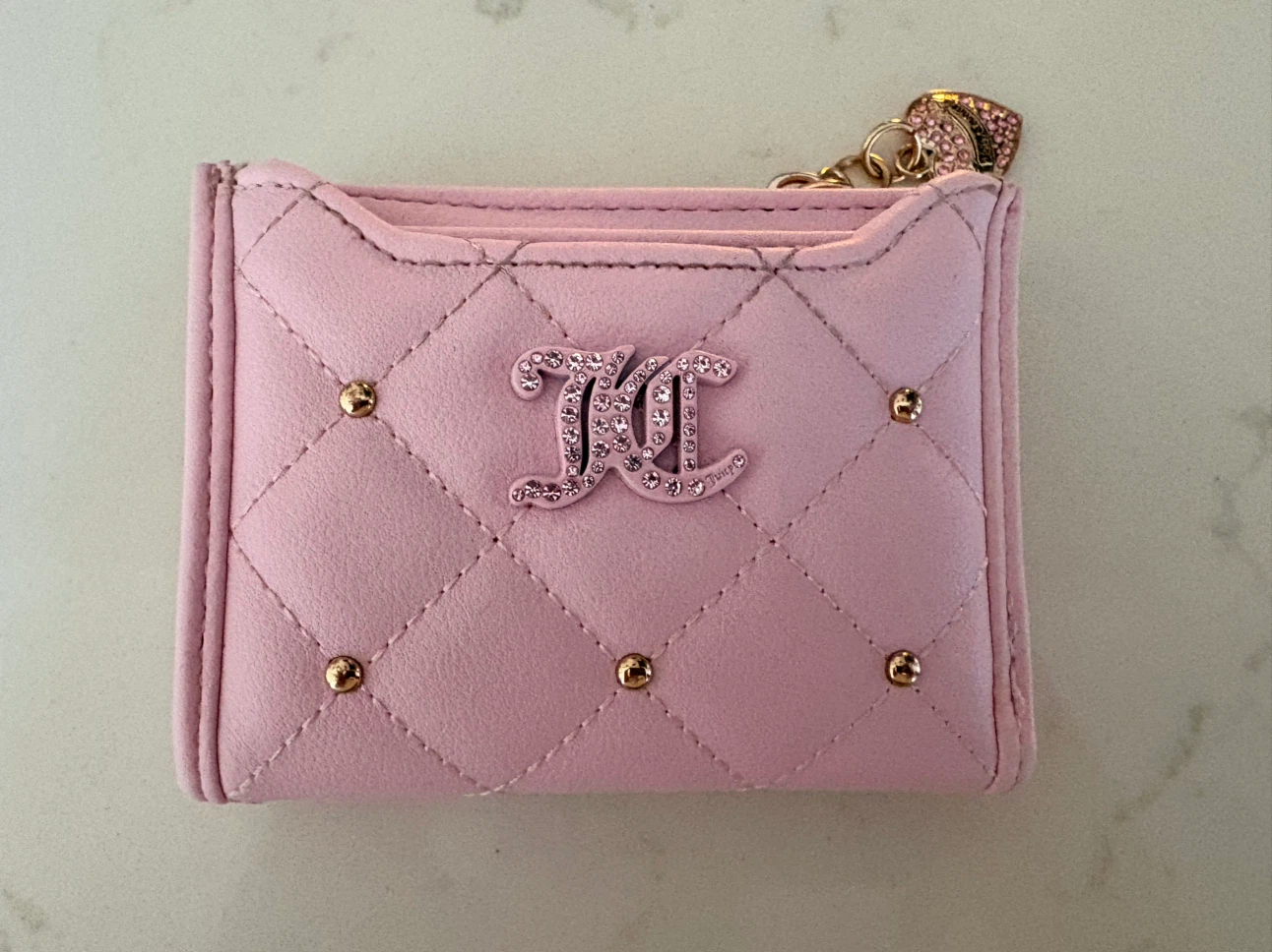 Juicy Couture Pink Quilted Wallet