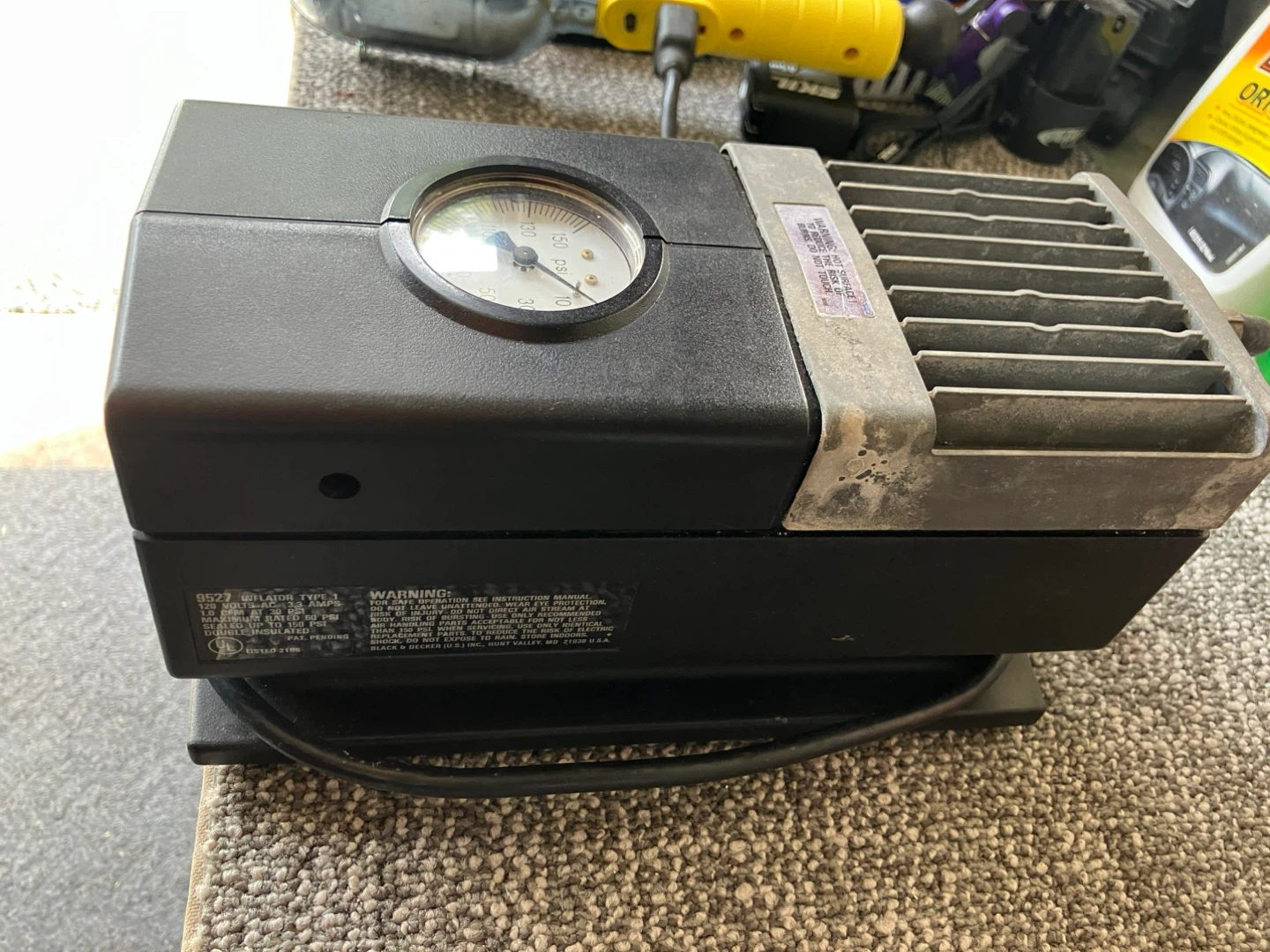 Black & Decker Air Station Inflator 9527 - photo 2