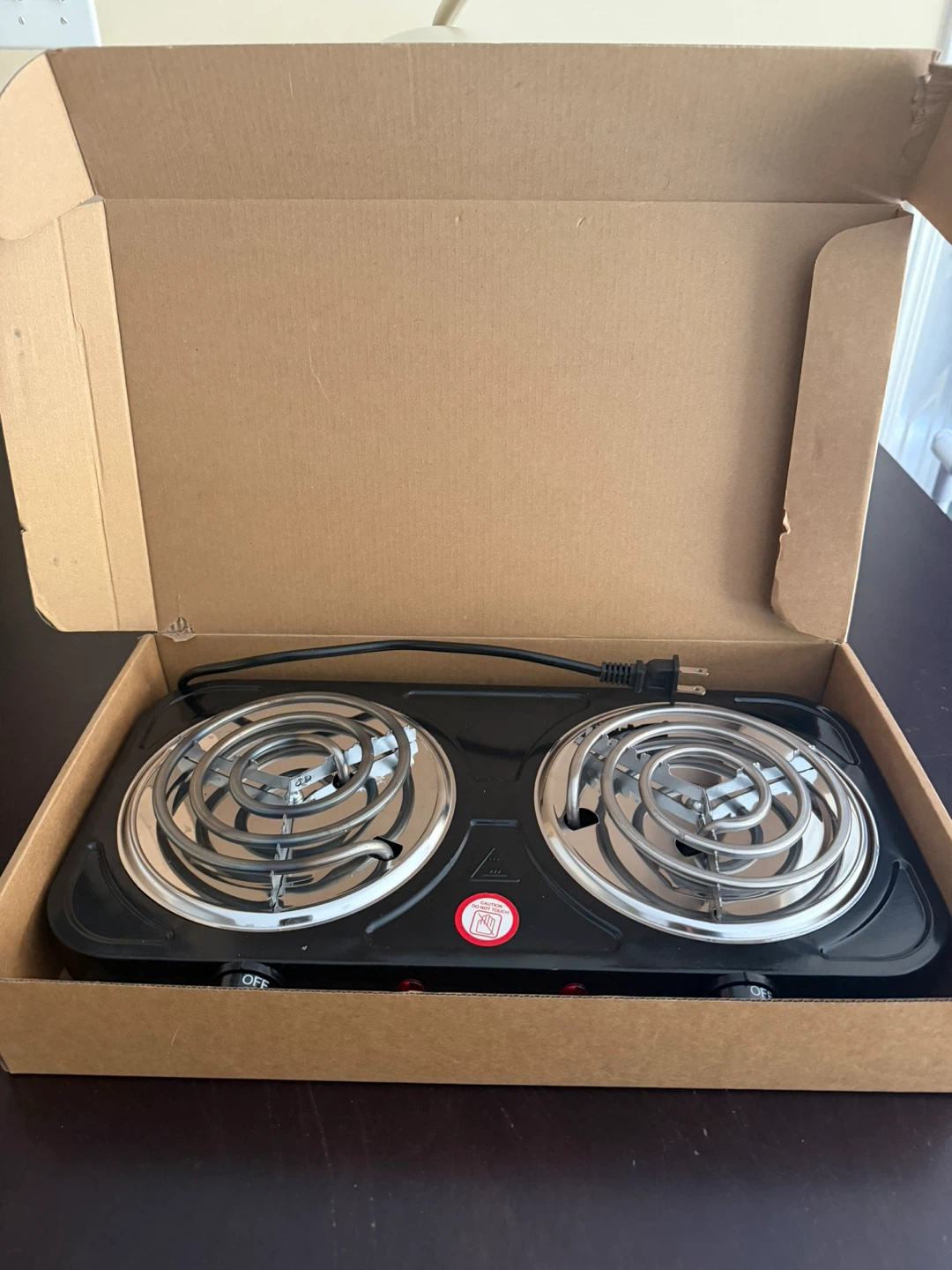 Double Burner Electric Hot Plate - photo 2