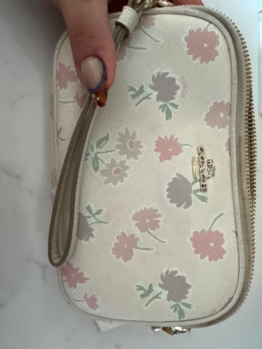 Coach floral print wristlet - photo 3