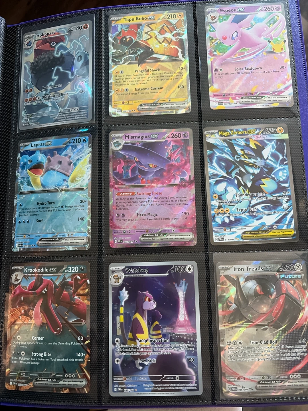 Assorted Pokemon ex Trading Card Collection