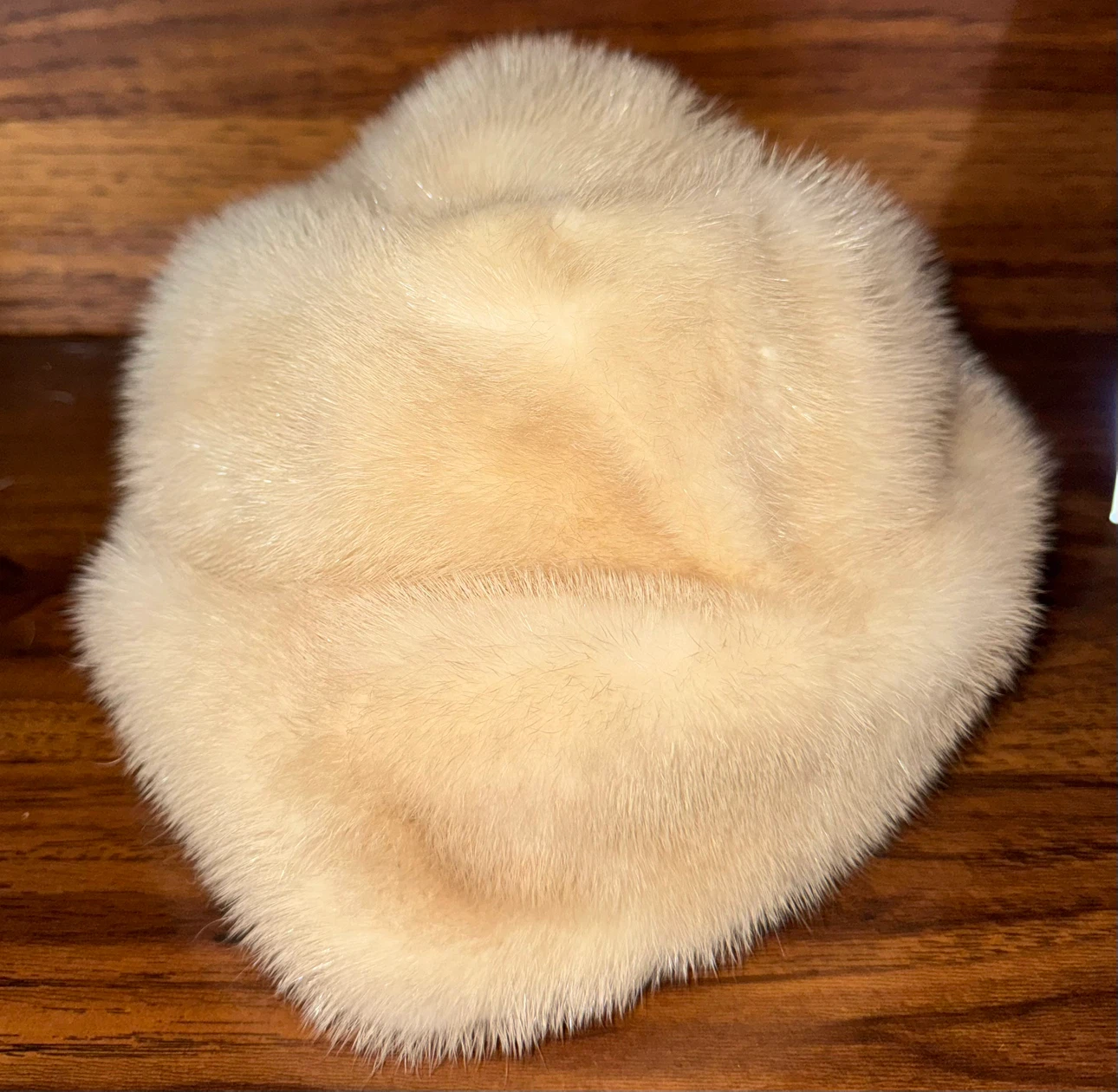 Mink White Fur Hat
