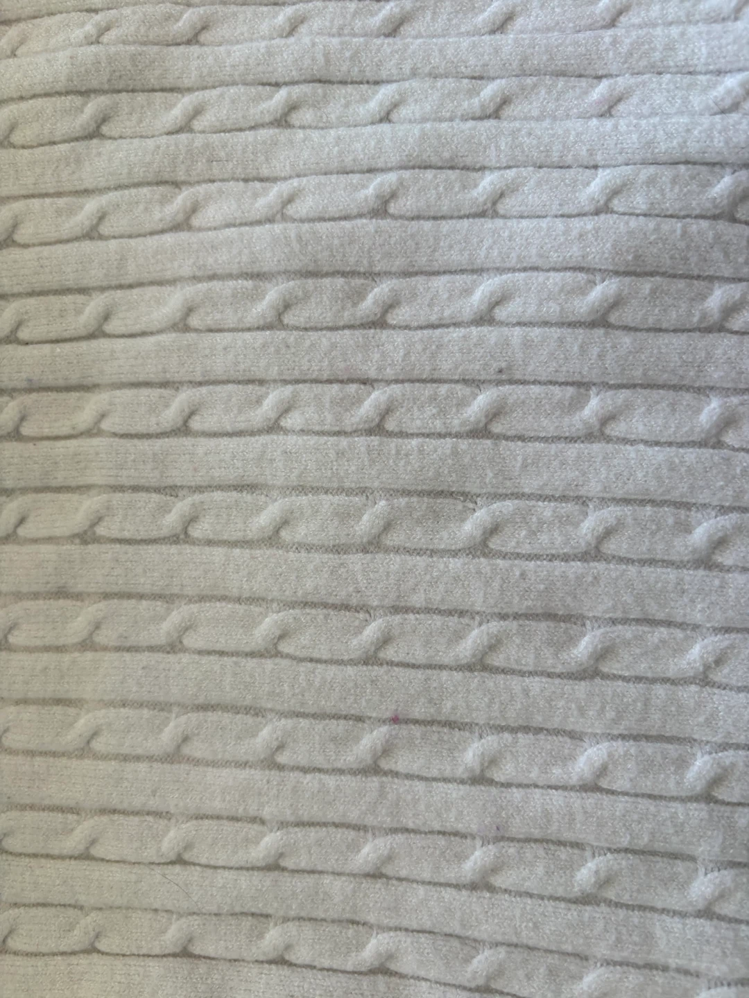 Twik cable knit v-neck sweater vest white - photo 2