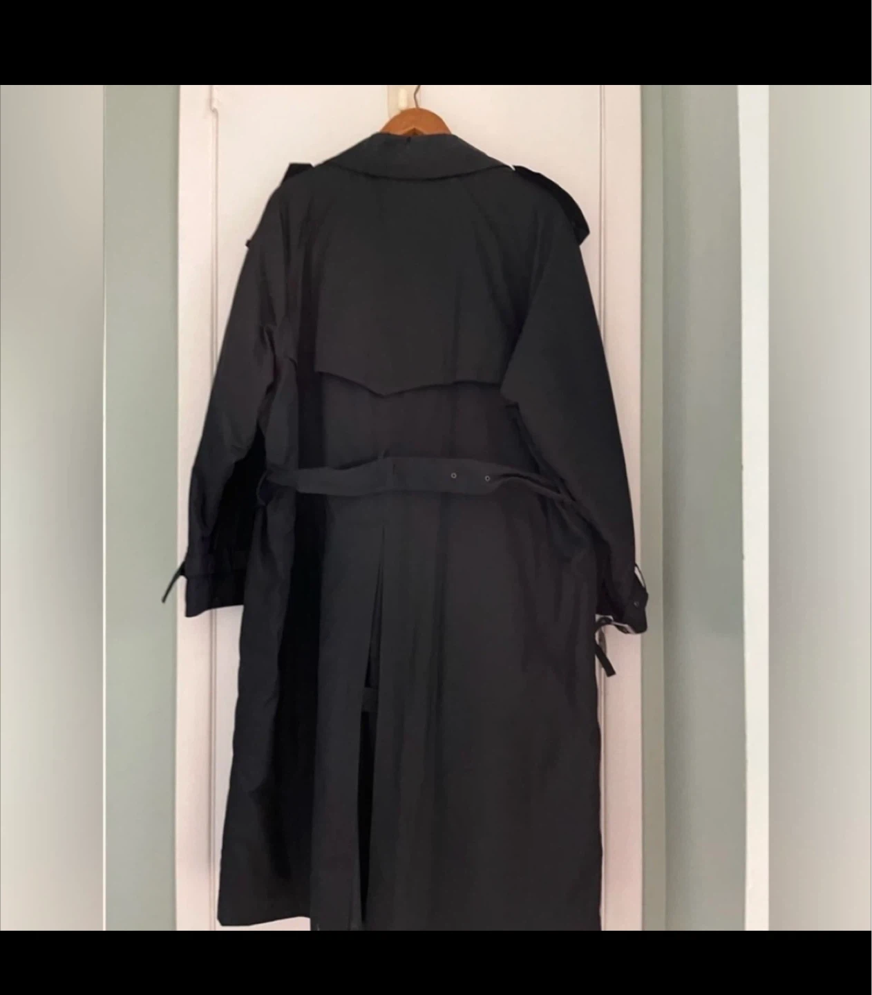 Moores Black Trench Coat - photo 2