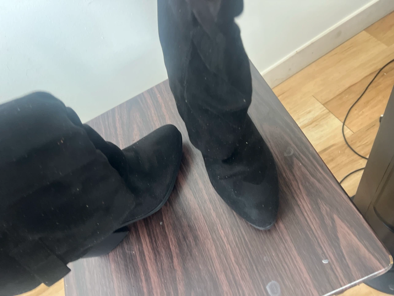 Black Heeled Ankle Boots - photo 2