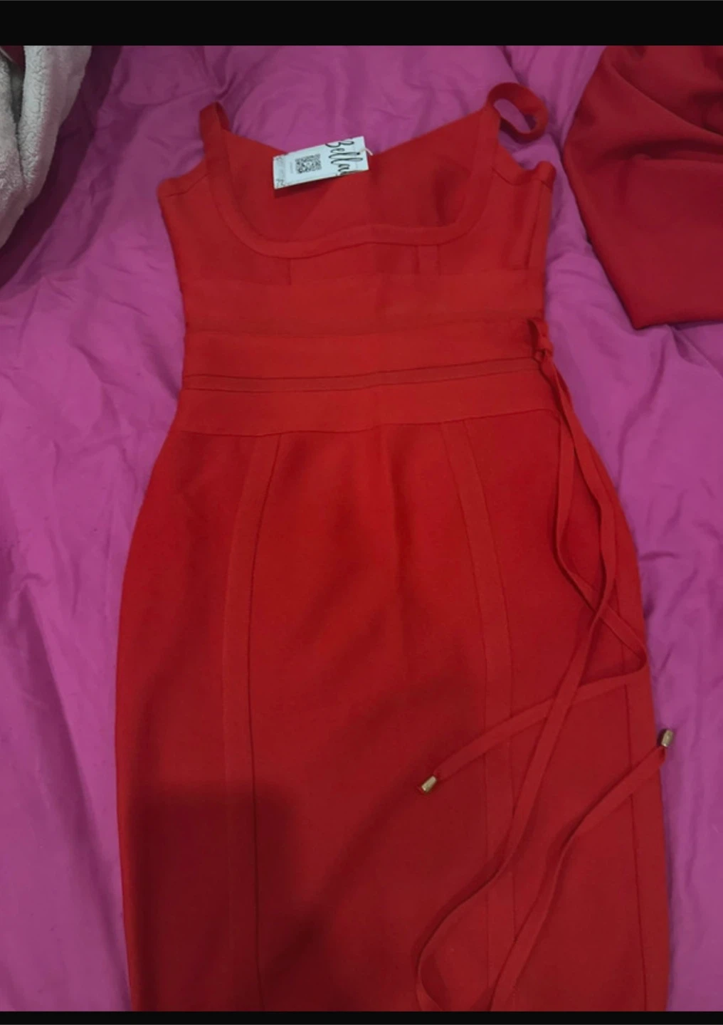 Bella Barnett Stella Red Bandage Dress - photo 2