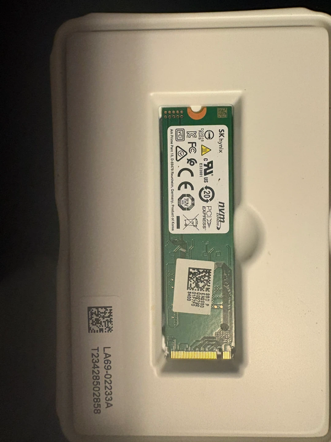 SK Hynix BC501 256GB M.2 NVMe SSD
