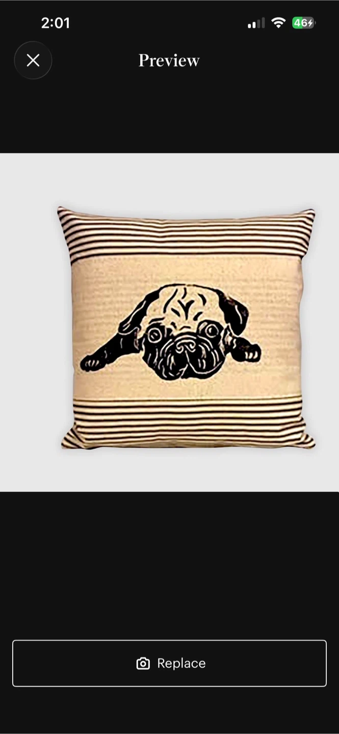 Hand crafted Dog Themed Throw Pillows - photo 2