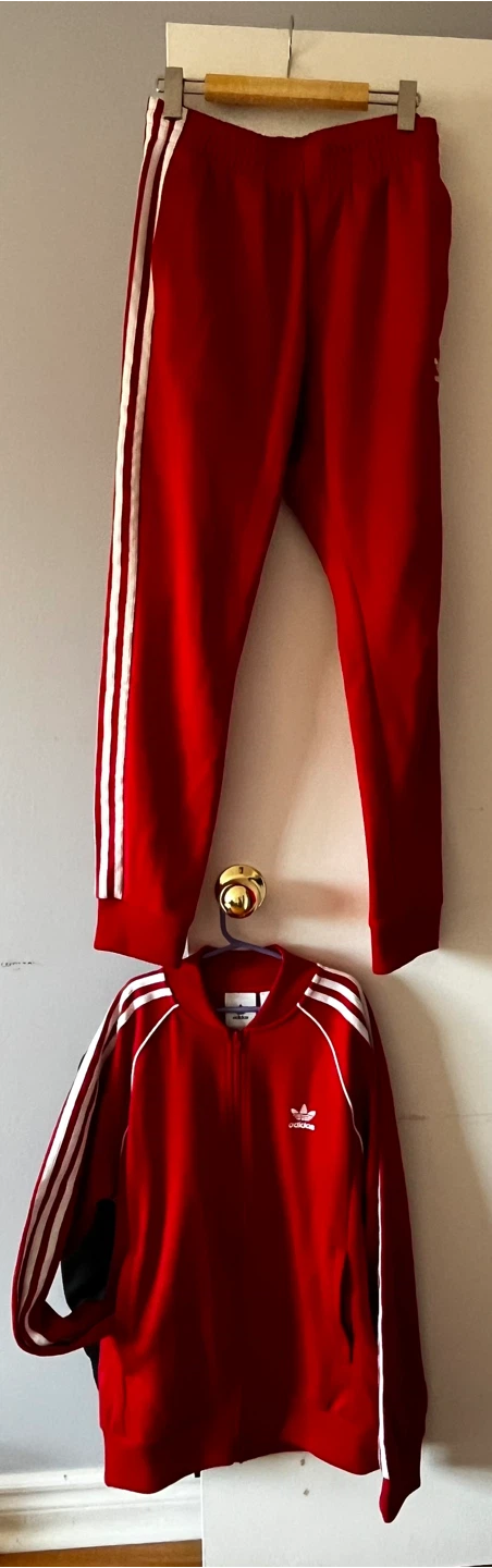 Adidas Originals Red Tracksuit Set