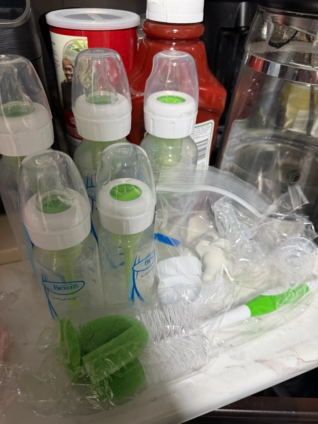 Dr. Brown's Baby Bottles and Cleaning Brush Set