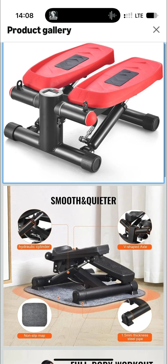 Compact Mini Stepper Fitness Machine - photo 2
