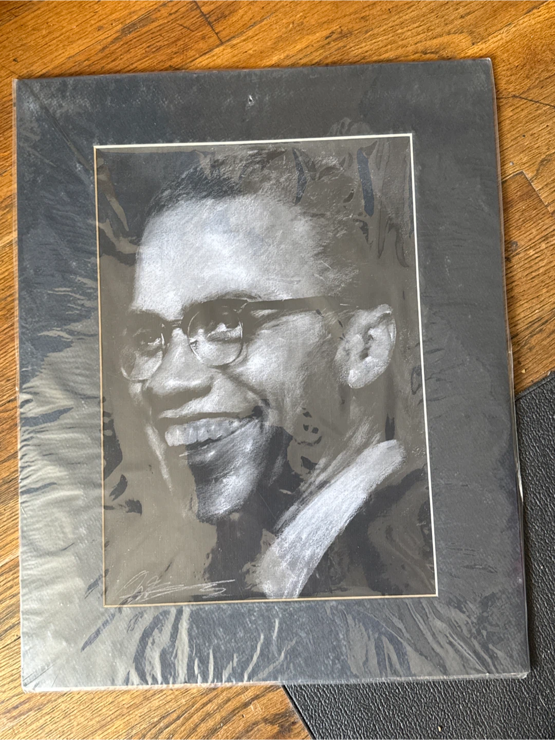 Malcolm X Black and White