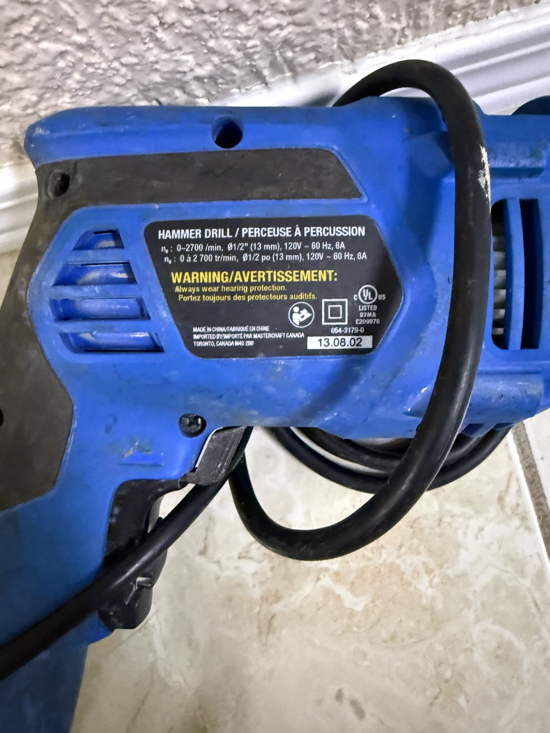 Mastercraft hammer drill - photo 3