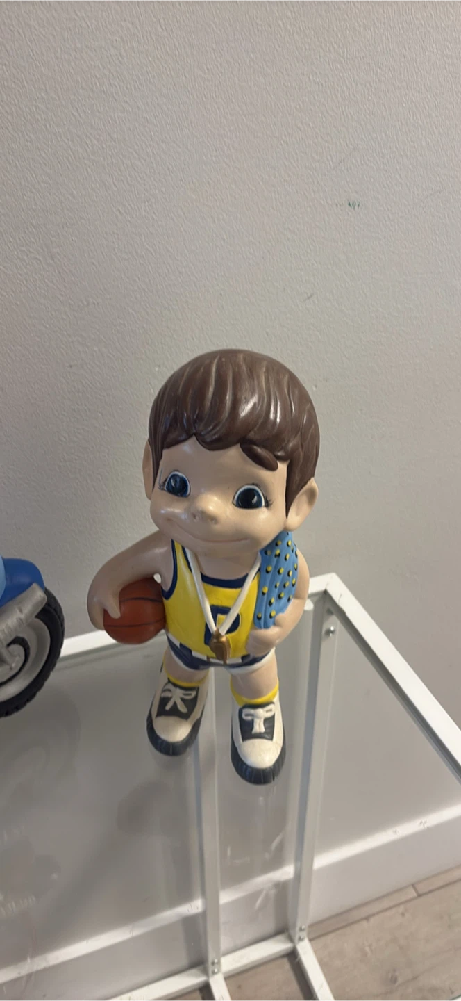 Vintage Rubber Doll Figures - Biker and Basketball Player - photo 3