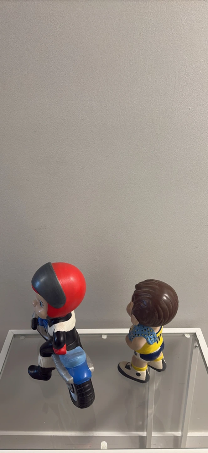 Vintage Rubber Doll Figures - Biker and Basketball Player - photo 4