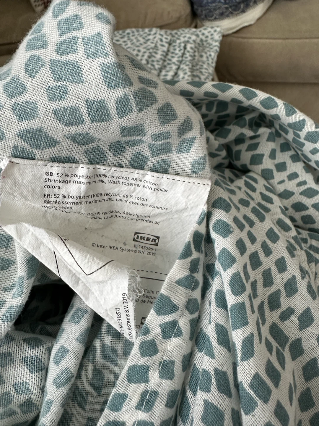 IKEA Cotton Queen duvet cover with matching pillow cases - photo 2