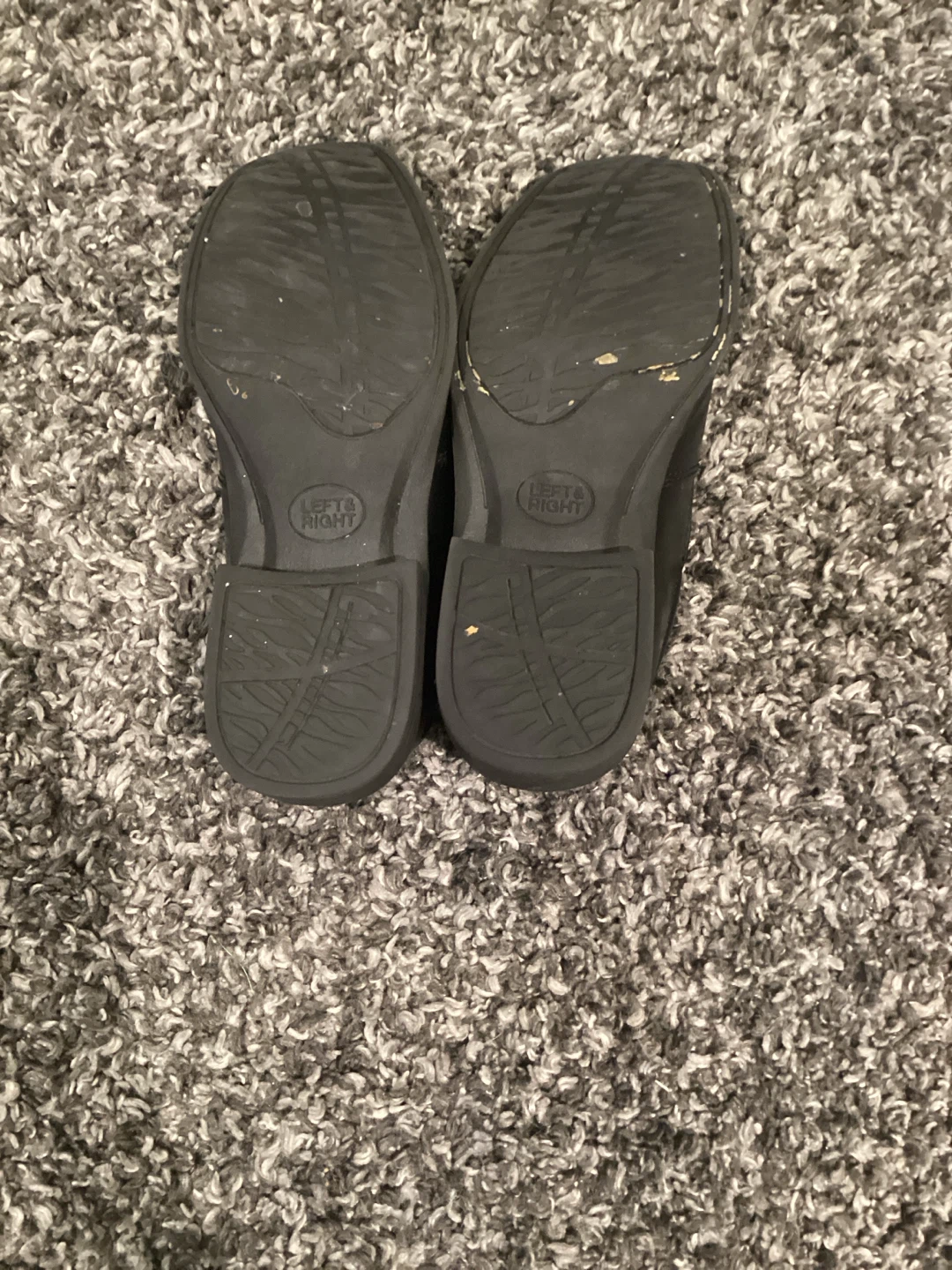 Left & Right Black Slip-On Dress Shoes - photo 5