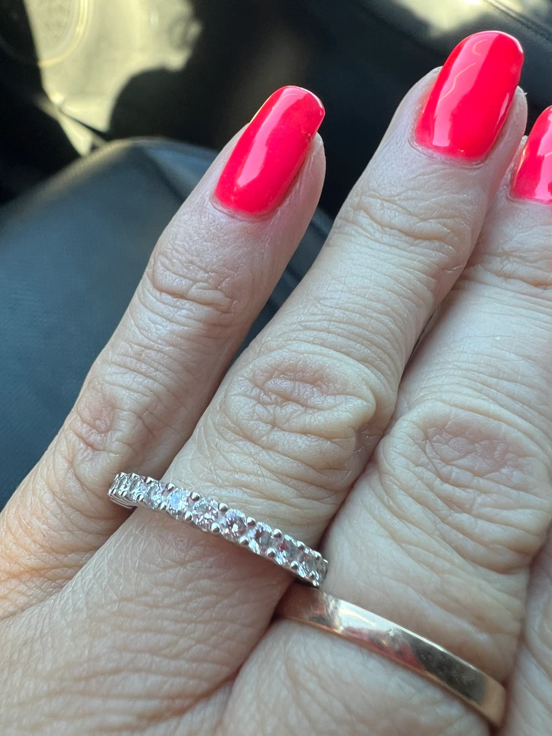 14 k diamond band - photo 2