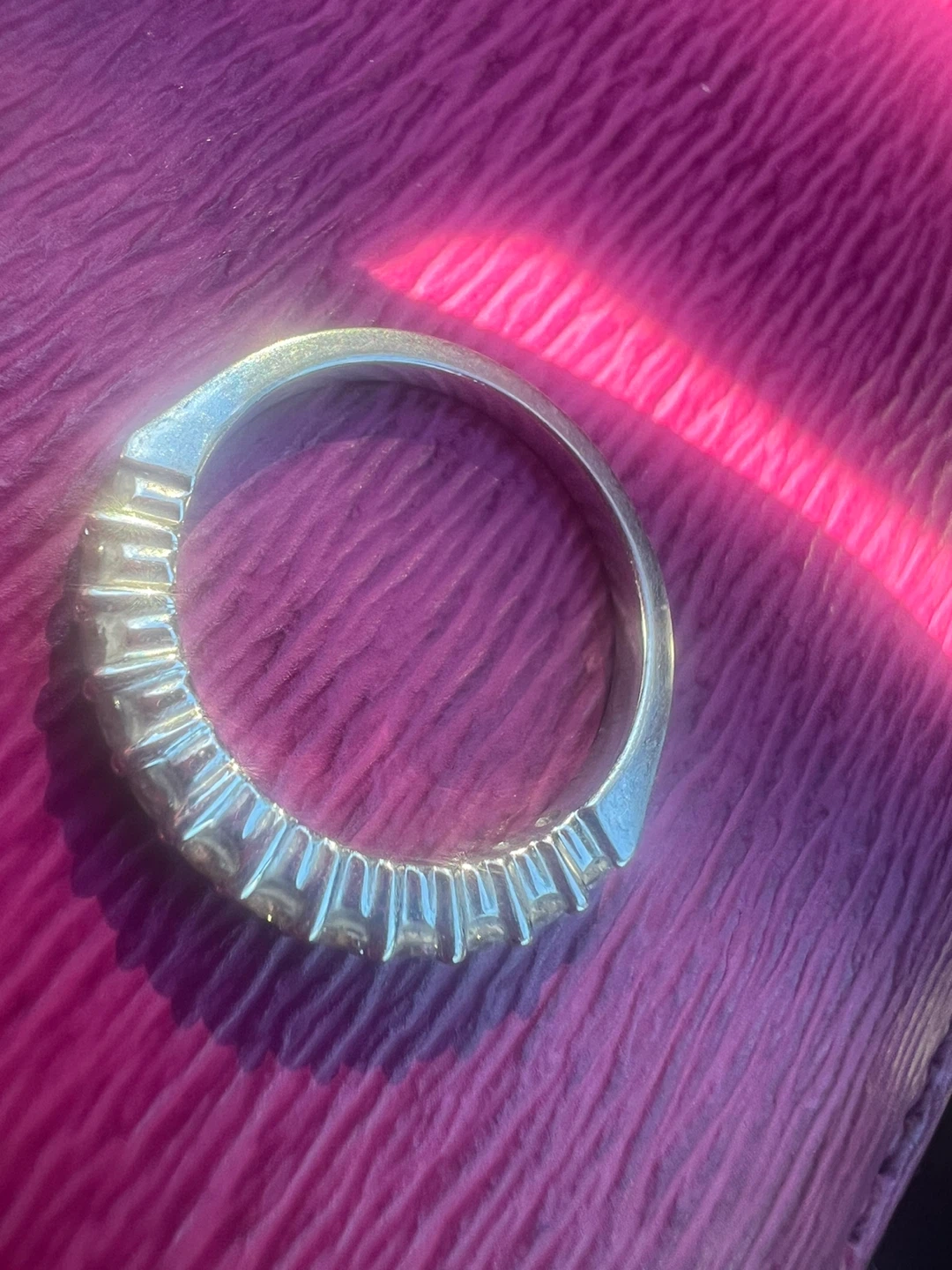 14 k diamond band - photo 3