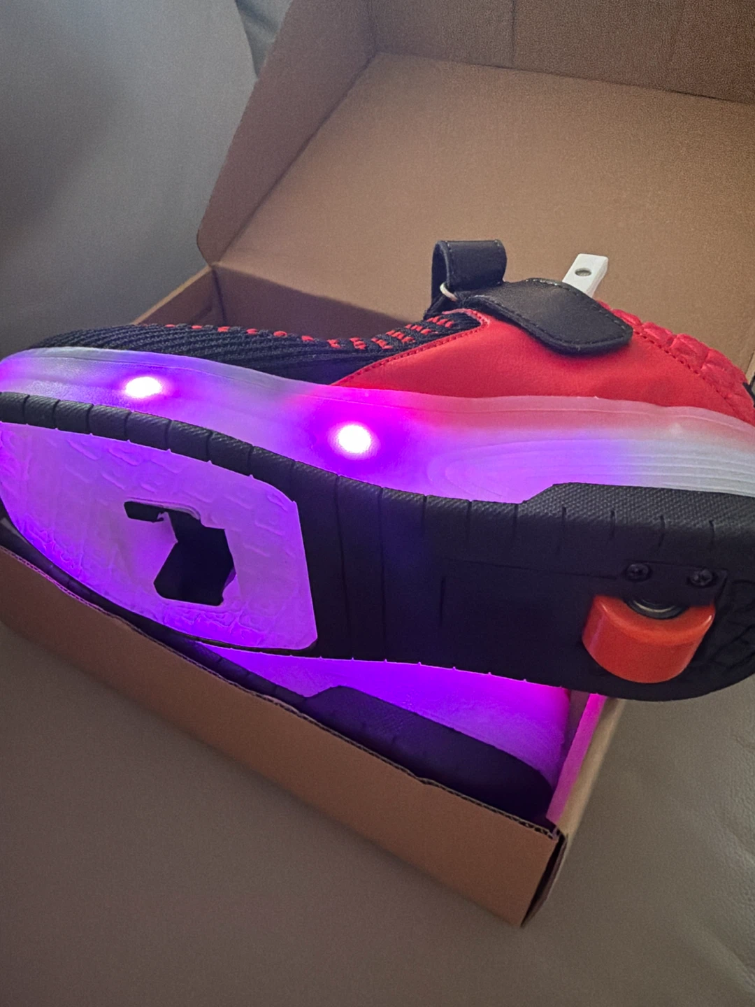 LED Roller Shoes Red/Black - photo 3