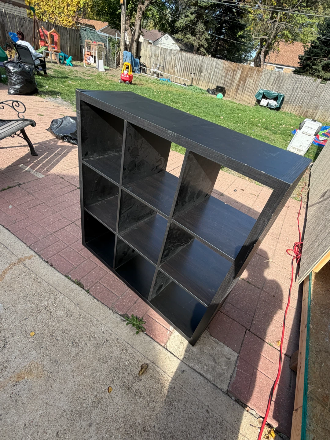 Black 9-Cube Storage Organizer - photo 3