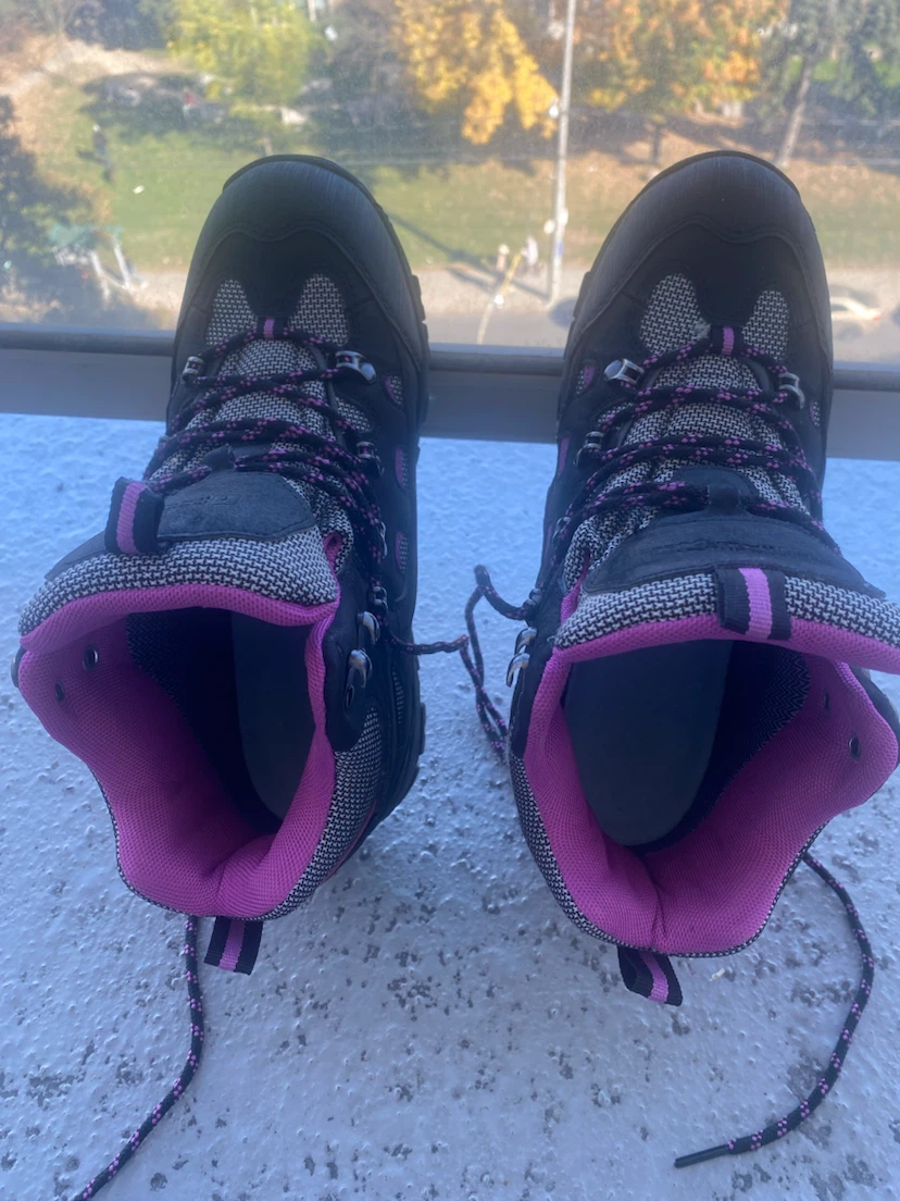 Mountain Warehouse Hiking Boots - Black and Pink - Size 8 - photo 2