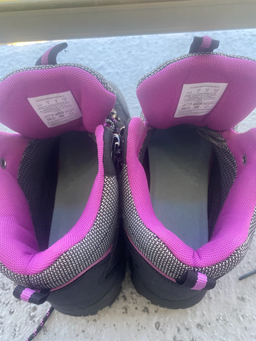 Mountain Warehouse Hiking Boots - Black and Pink - Size 8 - photo 3