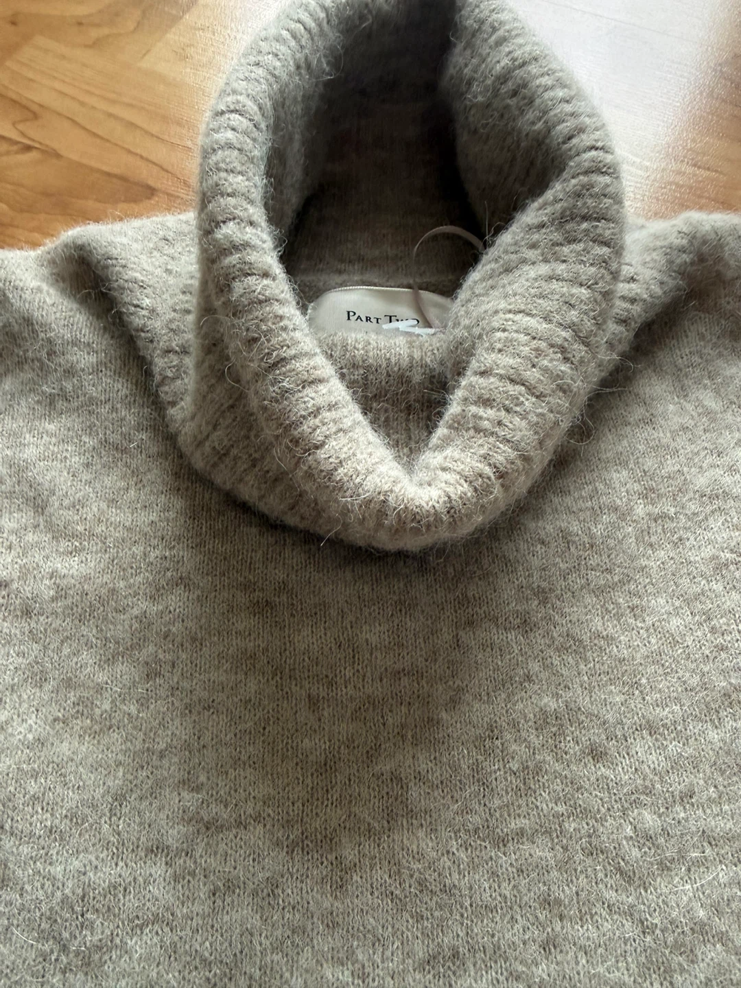 Part Two Leisure Turtleneck Sweater - Beige