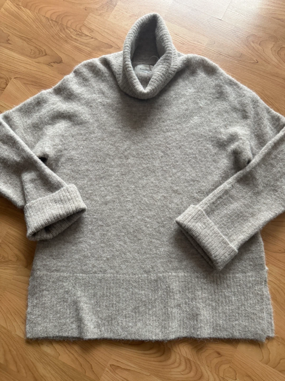 Part Two Leisure Turtleneck Sweater - Beige - photo 2