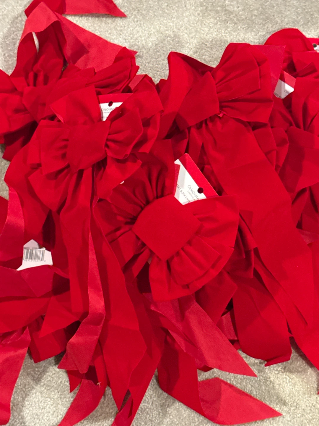 Celebrate It Red Christmas Bows
