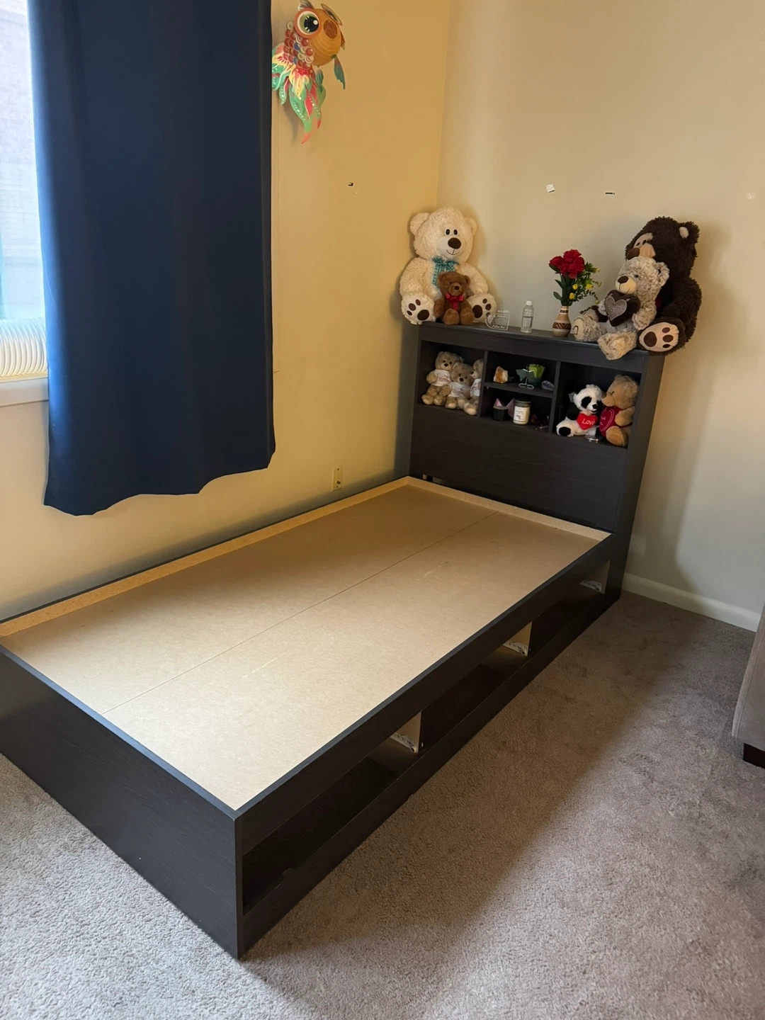 Captains Twin Bed Frame with bookcase