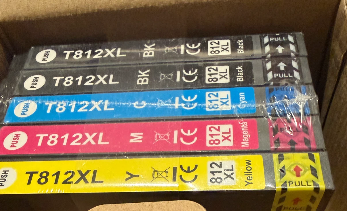 Brand new Remanufacture T812XL Ink Cartridge Set 5packs