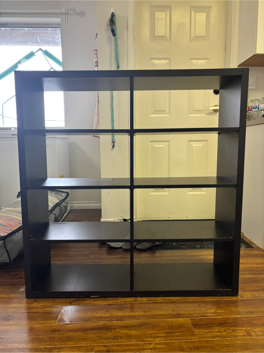 Dark Brown 8-Cube Storage Shelf