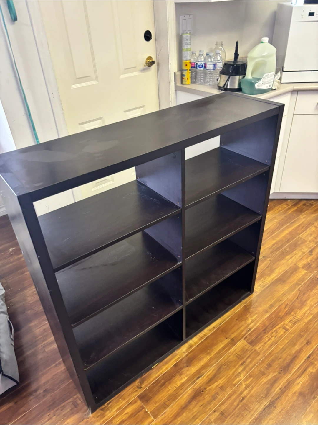 Dark Brown 8-Cube Storage Shelf - photo 2