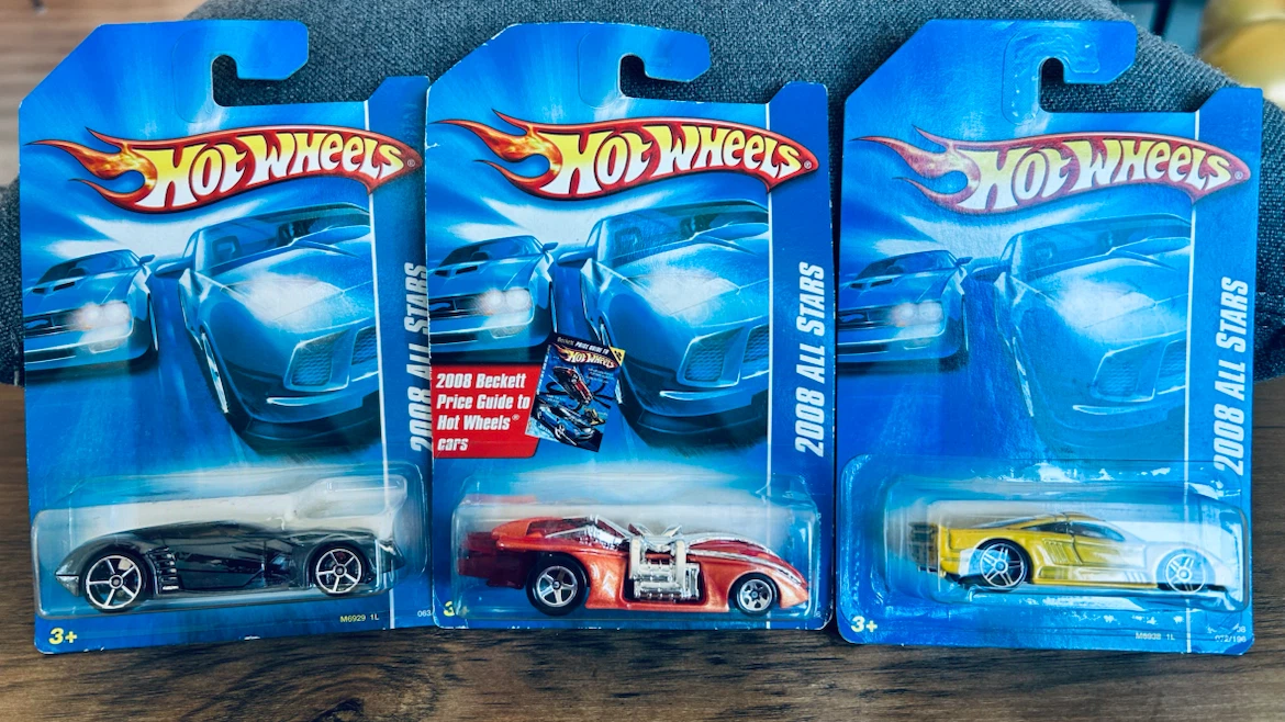 Hot Wheels 2008 All Stars – 3 Vintage Diecast Cars