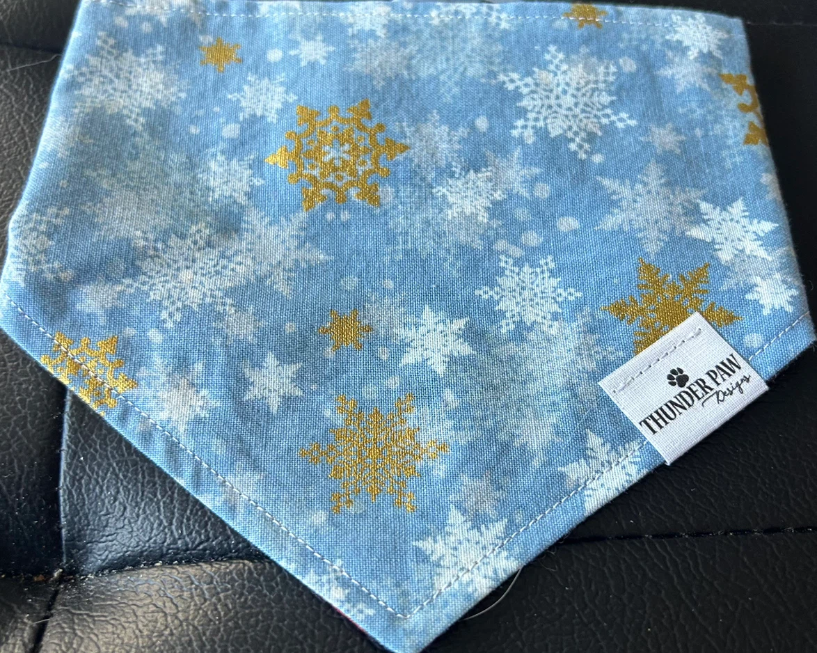 New! Reversible pet bandana in 4 patterns - photo 3
