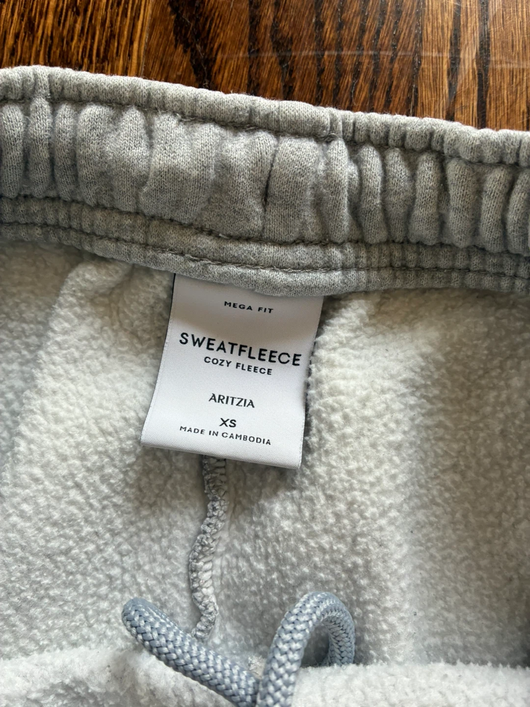 Aritzia Sweatfleece Mega Fit Sweatpants Grey - photo 2