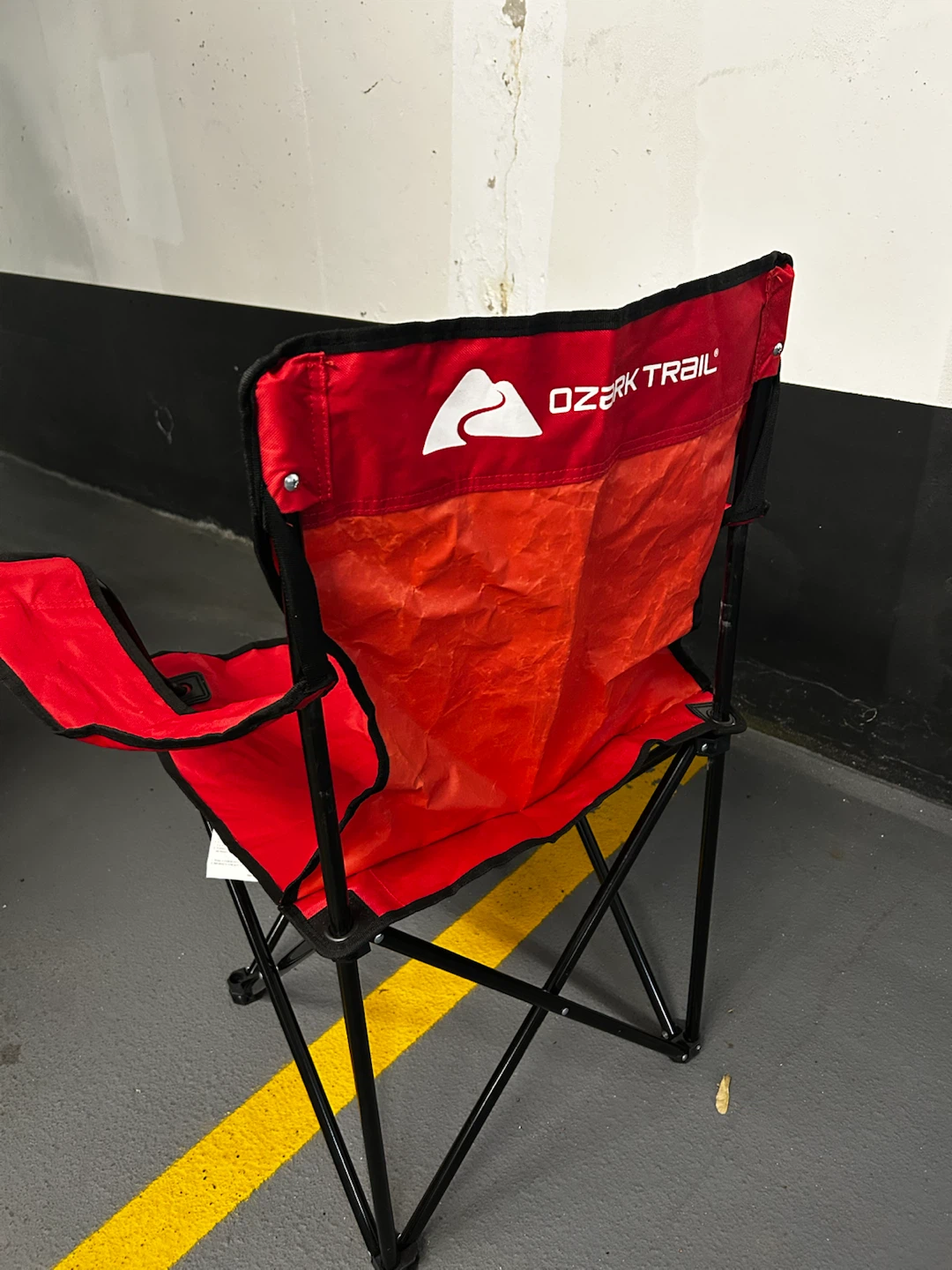 Ozark Trail Deluxe Arm Red Camping Chair - photo 3