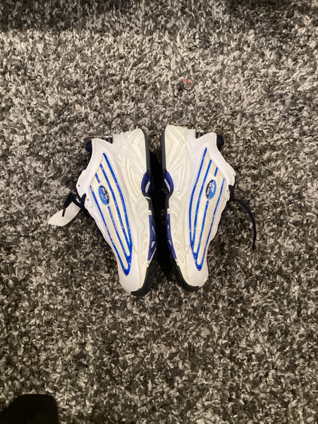 Air Jump Running Shoes White and Blue - photo 2